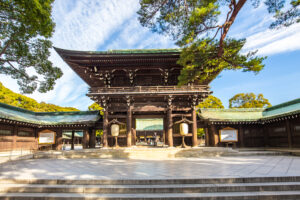Visit to Meiji Shrine in Tokyo, Japan